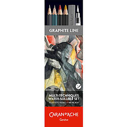 Набір Caran d'Ache Artist Multi-Techniques металевий бокс, 13 предметів 779.313 (7630002339780)