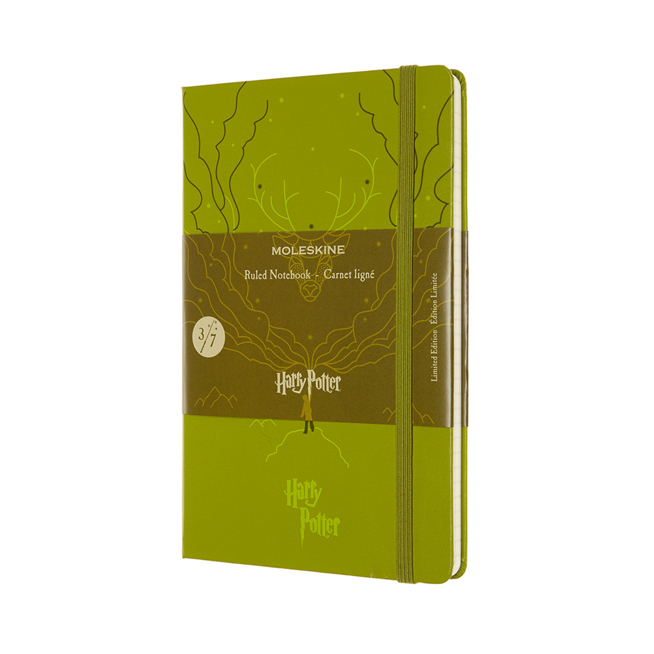 Блокнот Moleskine Harry Potter середній 13х21 см в лінію Оливковий (8053853603715)