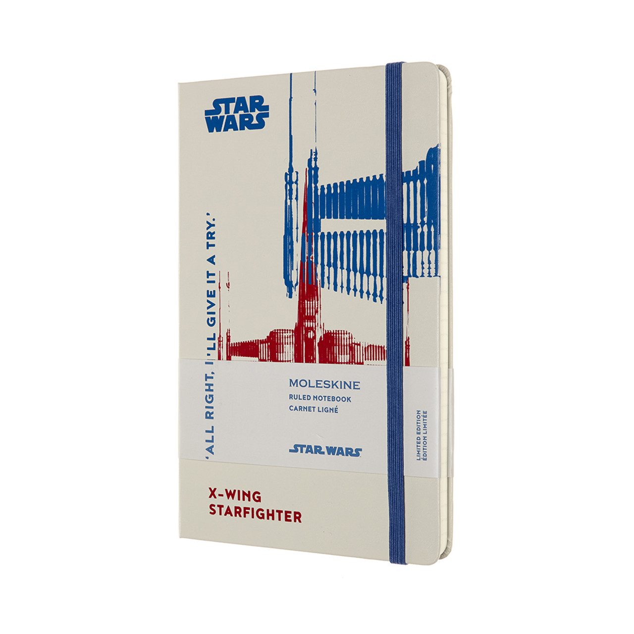 Блокнот Moleskine Star Wars середній 13х21 см в лінію X-Wing (8053853603753)