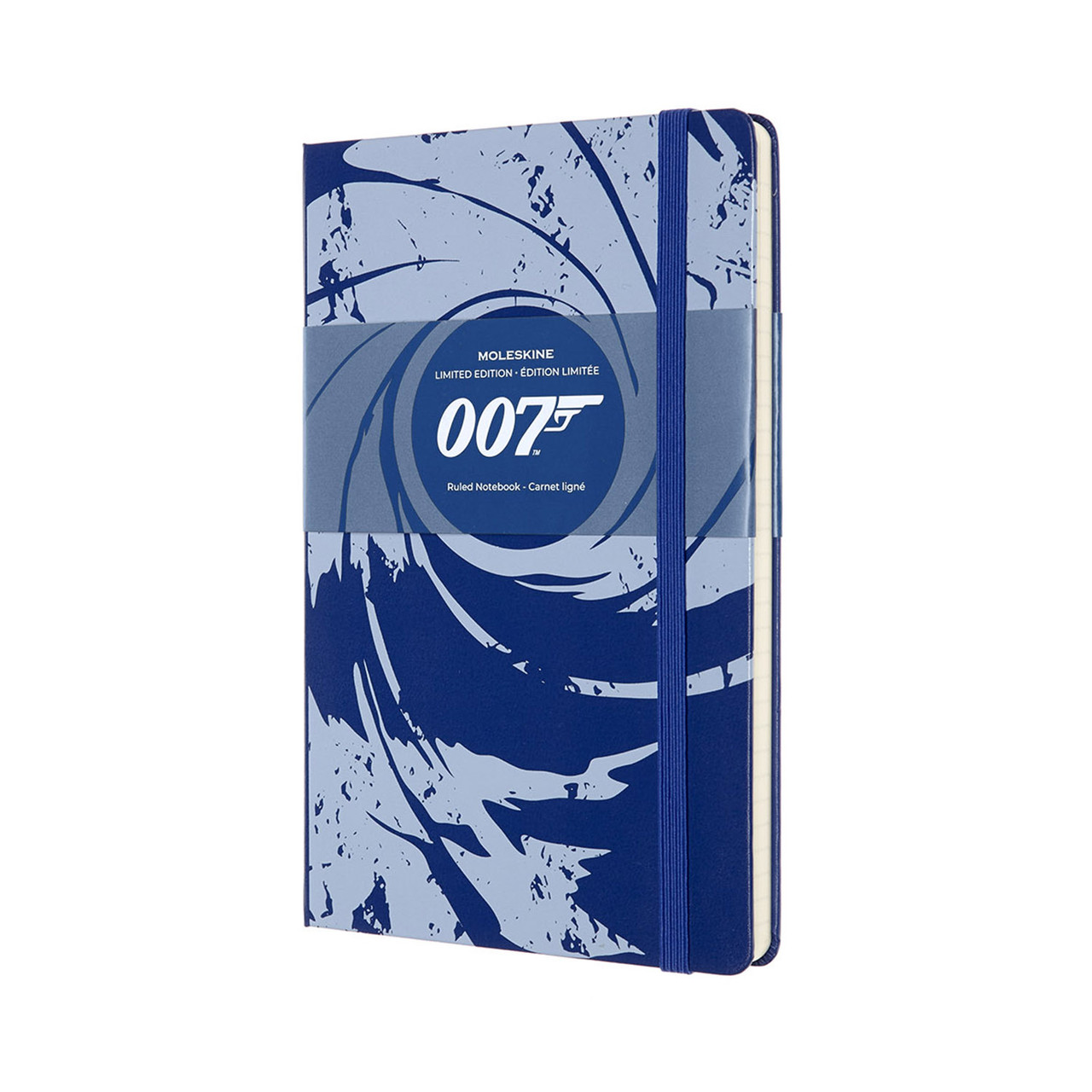 Блокнот Moleskine James Bond середній 13х21 см в лінію Синій (8053853603845)