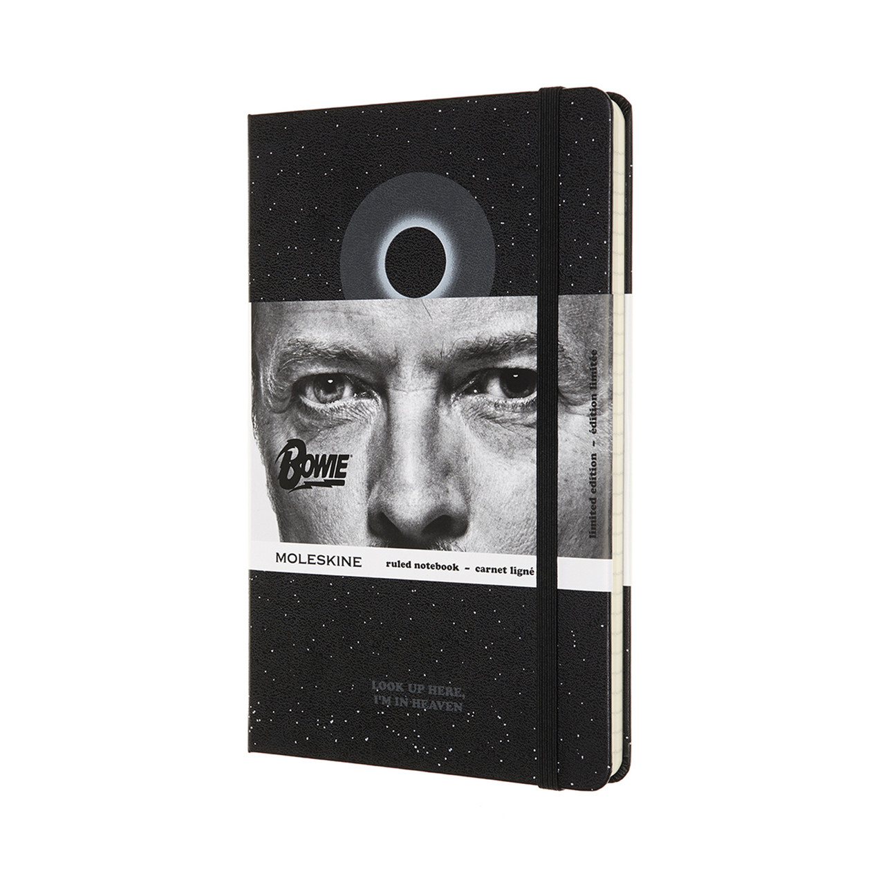 Блокнот Moleskine David Bowie середній 13х21 см в лінію Чорний (8053853603814)