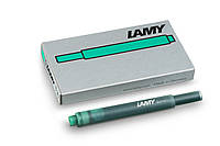 Набор Чернильных картриджей Lamy T10 Зелёный (5 шт.) (4014519114789)