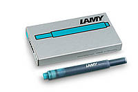 Набор Чернильных картриджей Lamy T10 Бирюзовый (5 шт.) (4014519027416)