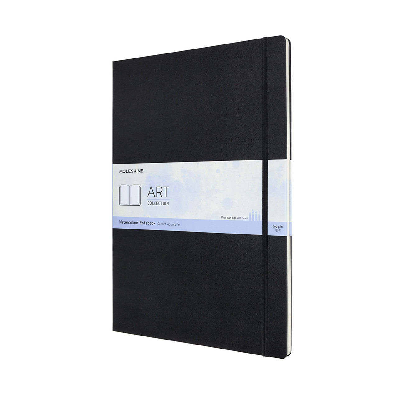 Блокнот Moleskine Art А3 (29,7х42 см) Акварель Чорний (8058647626765)