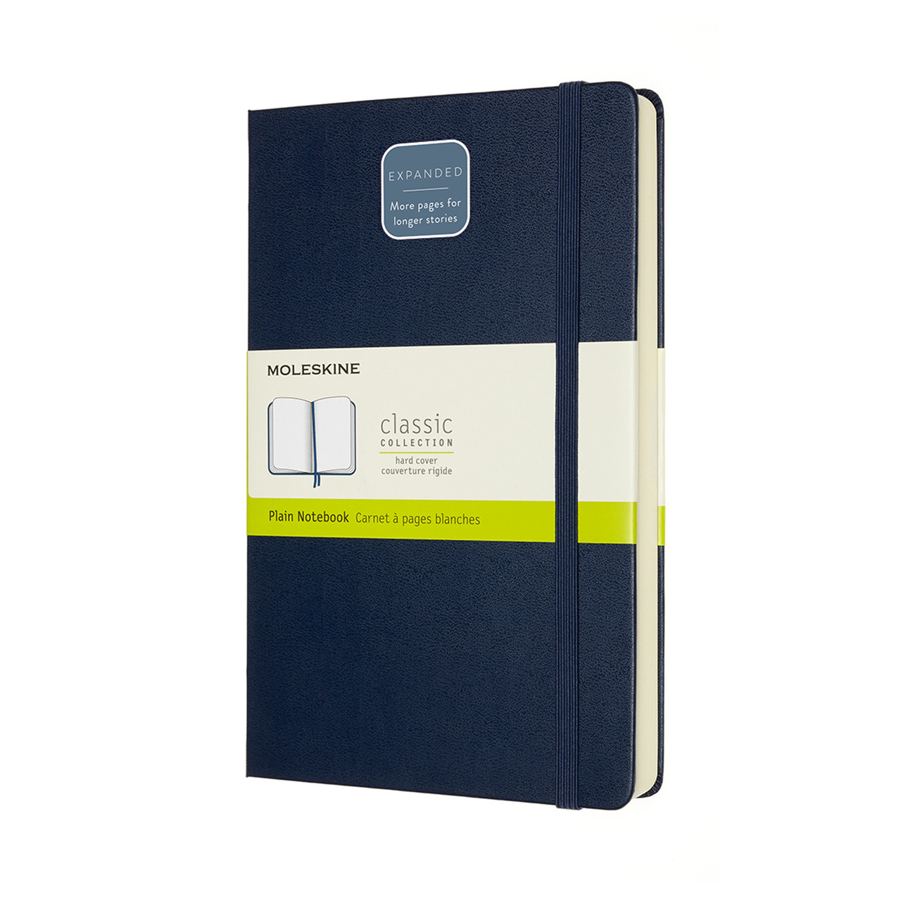 Блокнот Moleskine Classic Expanded середній 13х21 см нелінований Сапфір (QP062EXPB20) (8053853606242)