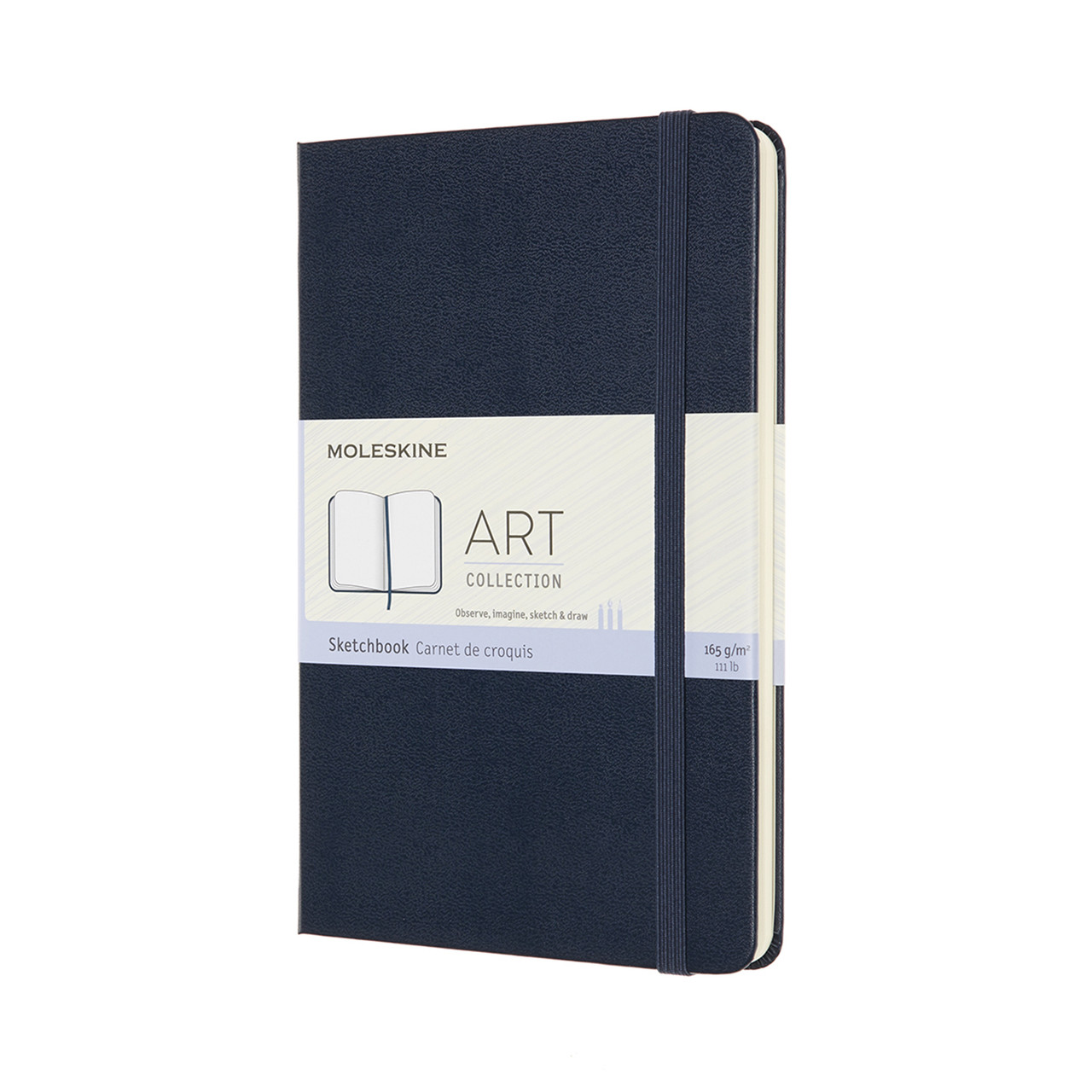 Блокнот Moleskine Art Медіум 11,5х18 см для нарисів Сапфір (8053853603104)