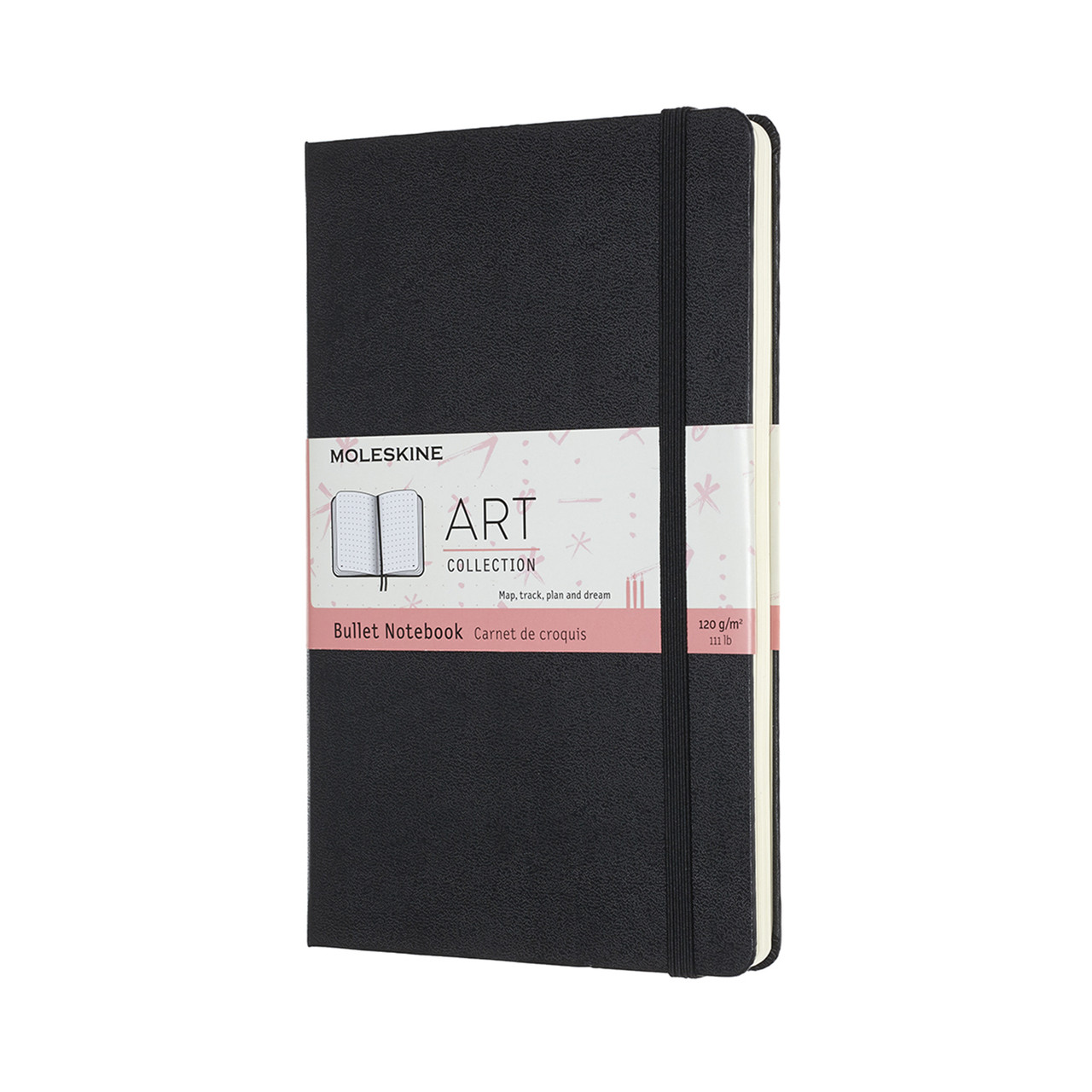 Блокнот Moleskine Art Bullet середній 13х21 см Чорний (8053853603357)