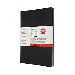 Блокнот Moleskine Cahier 2 шт. Subject А4 21х29,7 см Чорний Бежевий (8053853602534)