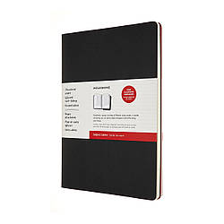 Блокнот Moleskine Cahier 2 шт. Subject А4 21х29,7 см Чорний Бордовий (8053853602527)