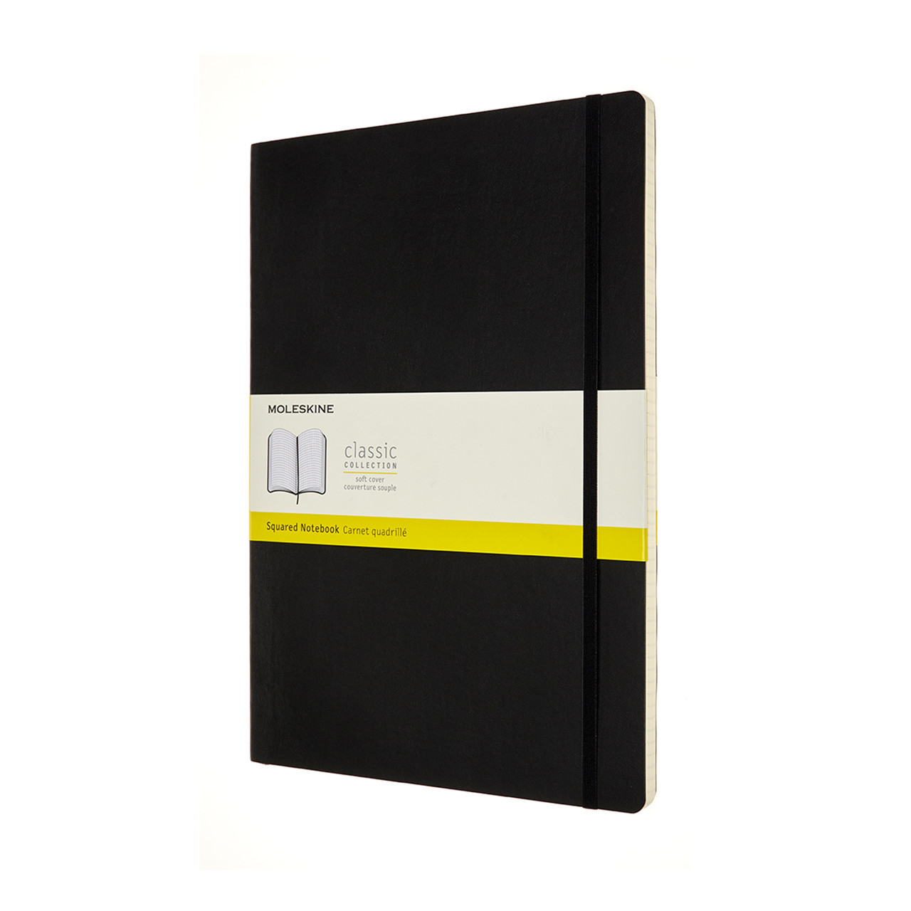 Блокнот Moleskine Classic А4 21х29,7 см Клітку Чорний М'який (8053853602879)