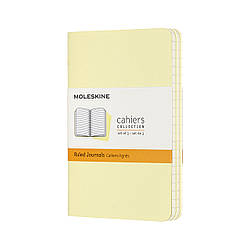 Блокнот Moleskine Cahier кишеньковий 9х14 см в лінію Ніжний Жовтий (8058647629704)