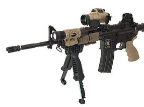 5-позиційний кріплення для ліхтаря діаметром 25mm - Black [Element] (для страйкболу), фото 4