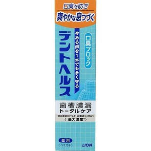 Lion Dent стоматологічна зубна паста з компонентом, що пригнічує неприємний запах, 28 г