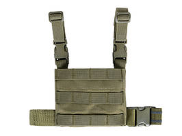 KANGAROO DROP LEG PANEL стегнова платформа - Olive [8FIELDS]