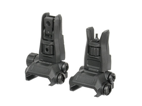 Набір професійних прицільних пристосувань - Black [D-DAY] (для страйкболу), фото 1