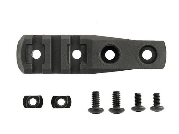 Полімерна монтажна планка RIS/MLOCK Cantilever — Black [TMC] (для страйкболу), фото 2