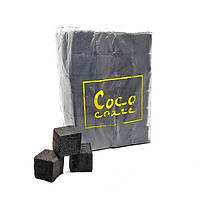 Кокосовый Уголь для кальяна Coco Craze 1кг (72 Кубика) 25*25*25