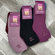 Шкарпетки жіночі махрові з начосом Ластівка, розмір 37-41, асорті, C532, фото 2