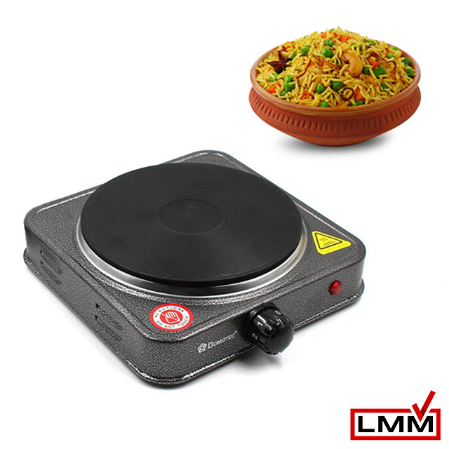 Електроплита Domotec MS-5811 (дискова на 1 конфорку/1Д, 1500Вт)