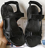 Манте xbiom Супер! Жіночі сандалії літні з натуральної шкіри босоніжки чорного кольору, фото 8