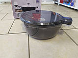 Нова велика каструля з литого алюмінію з мармуровим покриттям 7 л із Німеччини Royalty Line RL-BS30ML, фото 4