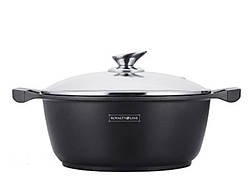 Нова невелика каструля з литого алюмінію з мармуровим покриттям 2,5 л із Німеччини Royalty Line RL-BS20ML