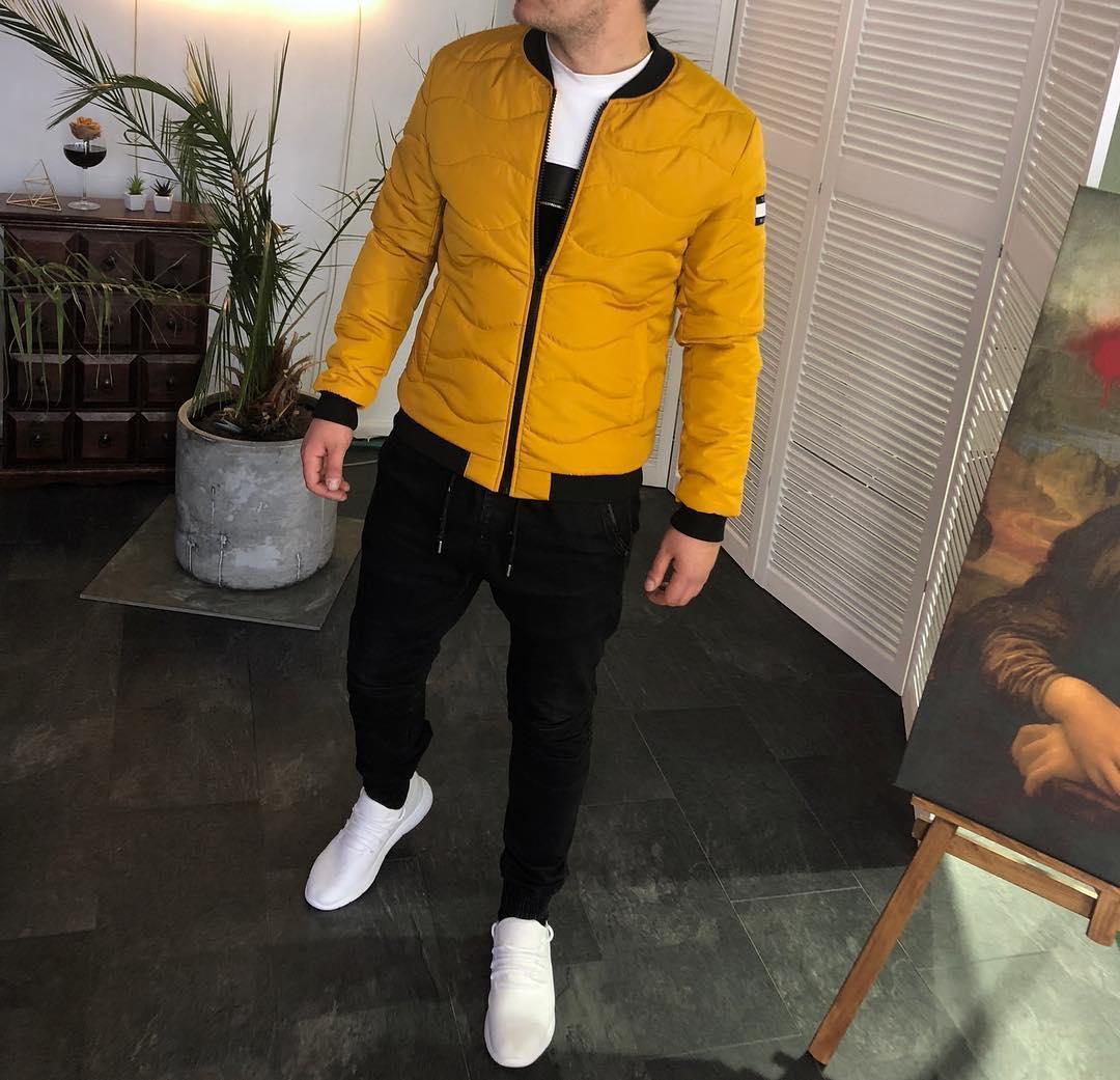 Бомбер утеплений Tommy Hilfiger гірчиця