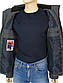 Чоловіча демісезонна сіра куртка Black vinyl TC 20-1676 C.5 # D-GREY, фото 5