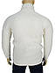 Теплий чоловічий в'язаний светр Pulltonik 230-321 B Ekru великих розмірів, фото 3