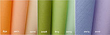 Готові рулонні штори Льон 7383 розмір 850х1650мм (оливковий), фото 2