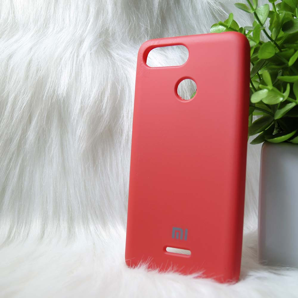 Силіконовий чохол Original Silicone case Xiaomi Redmi 6 Red (червоний)