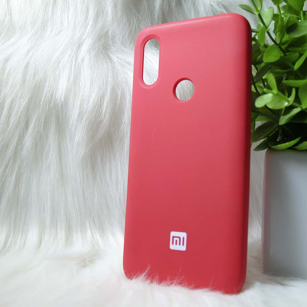 Чохол силіконовий для Xiaomi Redmi 7 закритий низ червоний "Original Silicone case"