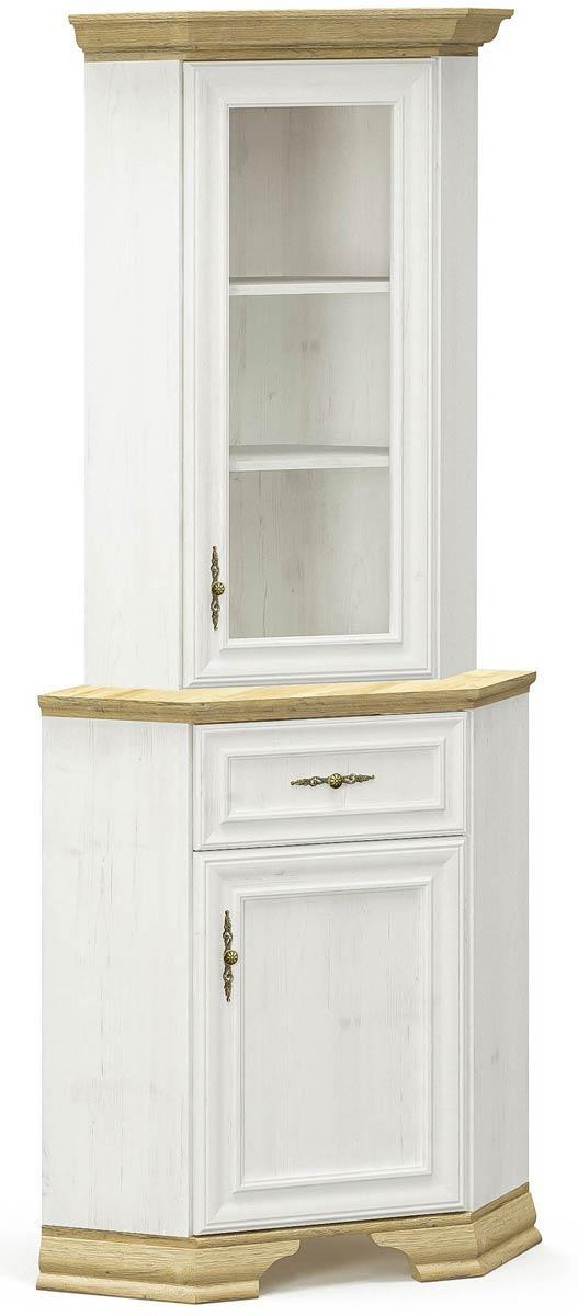 Комод Угловой + Надстройка Комода Ирис Андерсон Пайн + Дуб Золотой ...