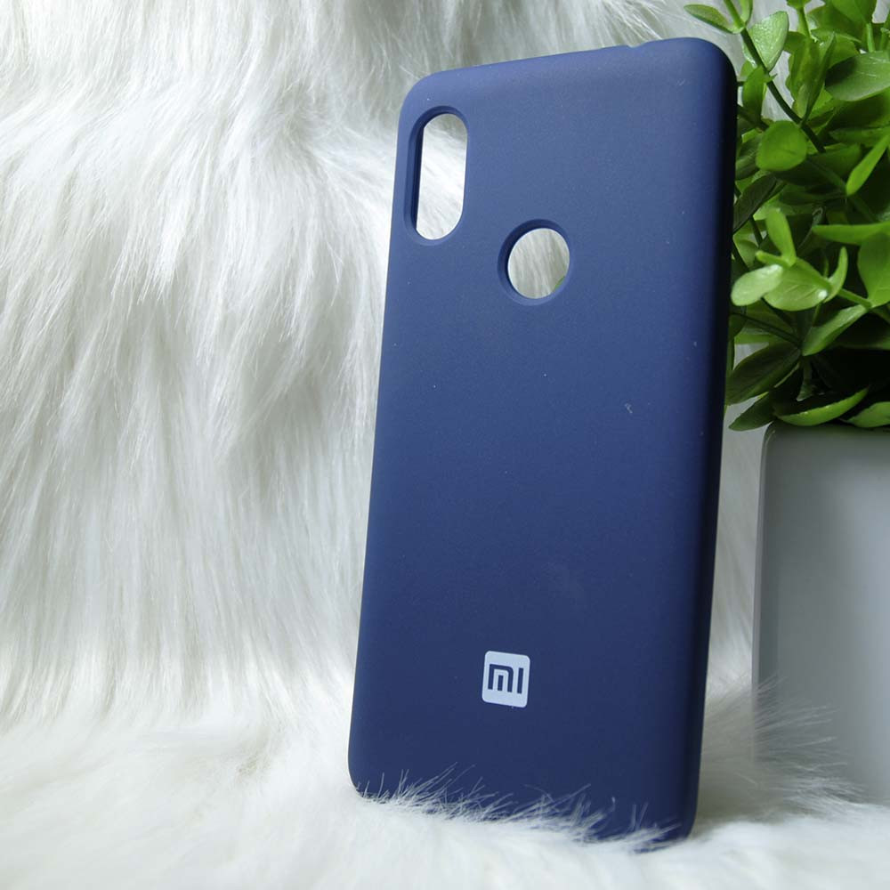 Силіконовий чохол Original Silicone case Xiaomi Redmi Note 6 Blue (синій)