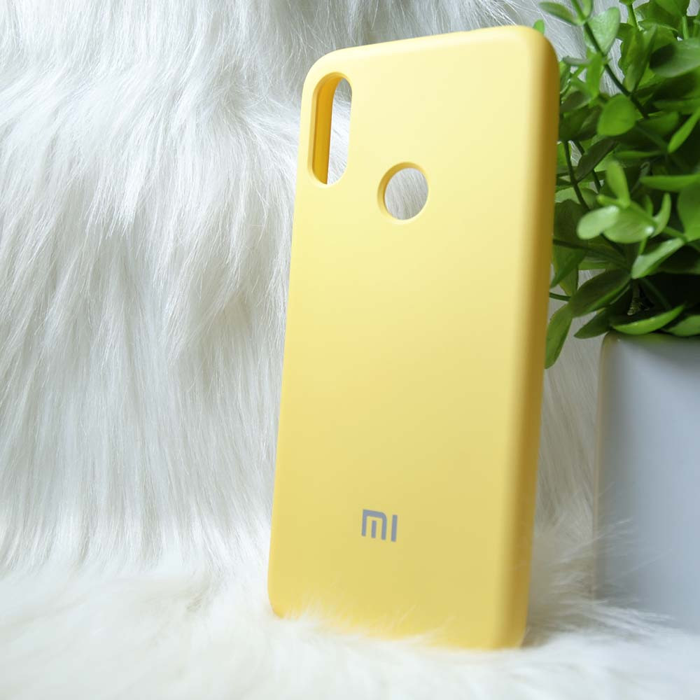 Силіконовий чохол Original Silicone case Xiaomi Redmi Note 7 Yellow (жовтий)