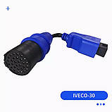 НАБІР КАБЕЛІВ ВАНТАЖНІ АВТО (повний) Pro OBD2 OBDII 10 штук, фото 7