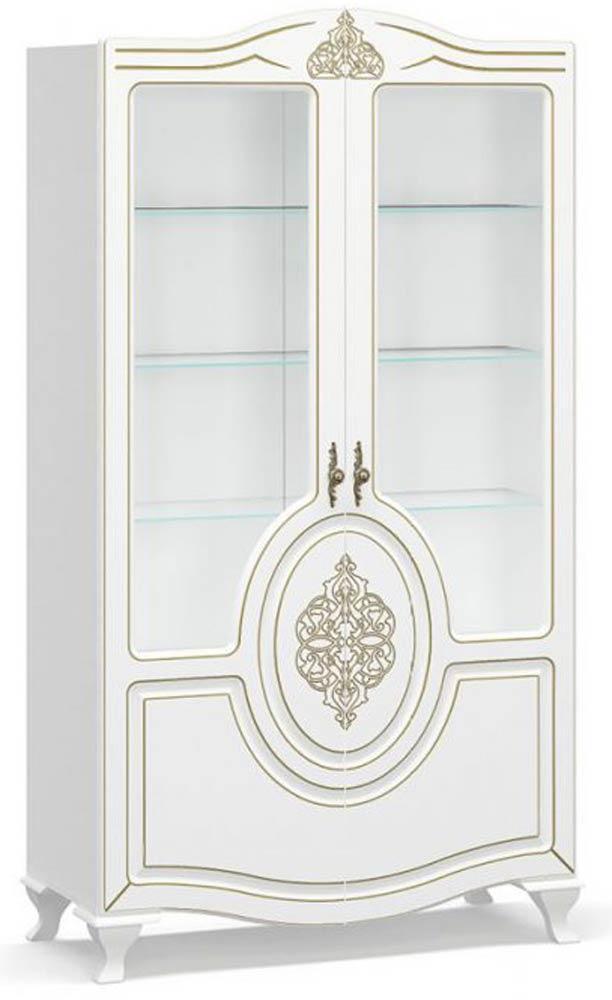 Мілан Вітрина 2В МЕБЛІ СЕРВІС Білий, фото 1