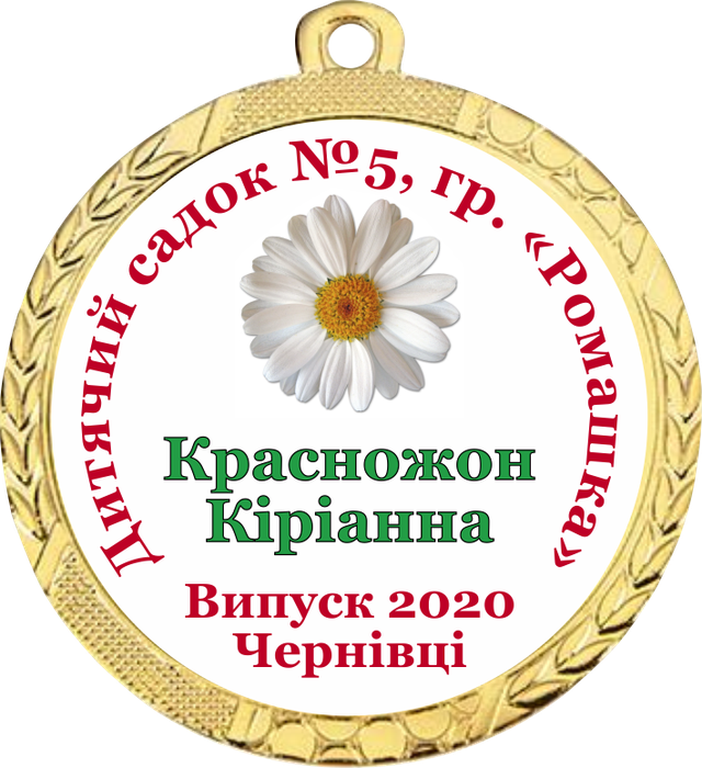 Медали выпускникам детского сада