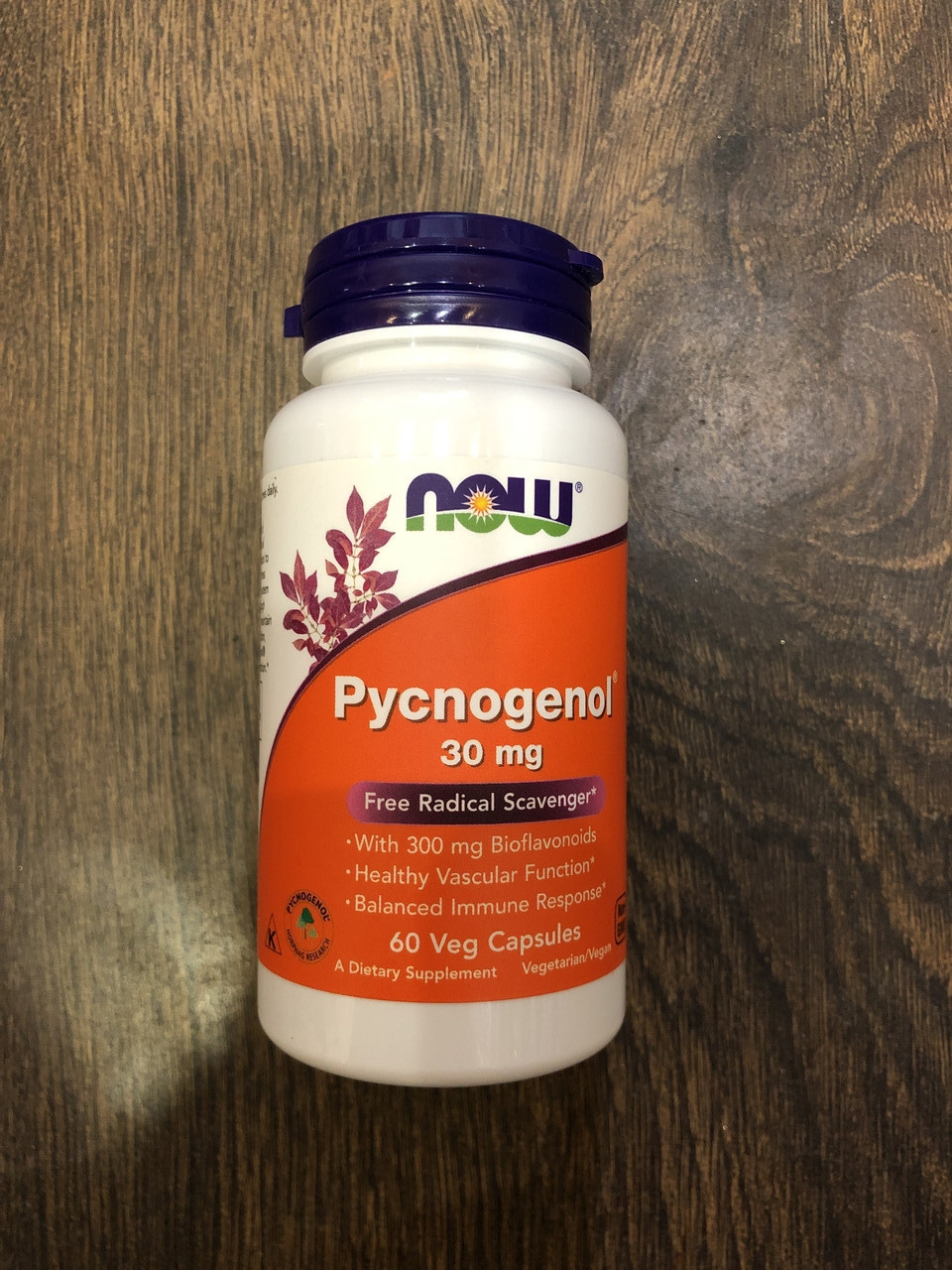 Пікногенол Now Foods Пікногенол 30 mg caps 60