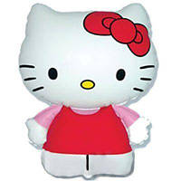 Фольгована кулька міні-фігура Кішечка Кітті 31х22см