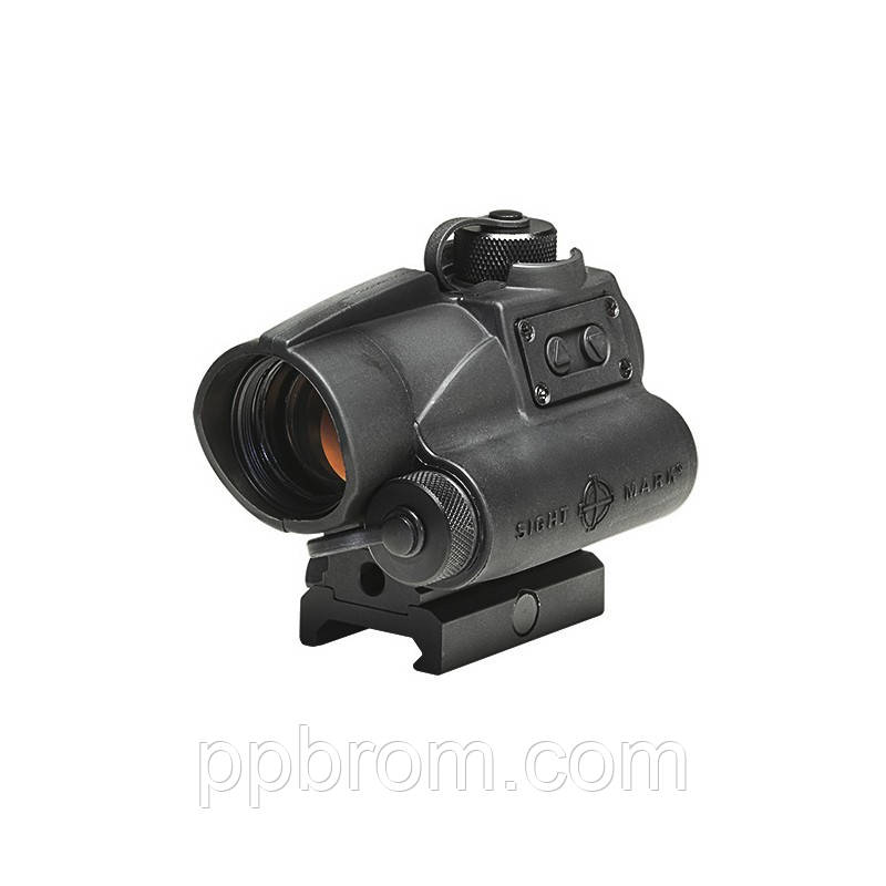 Коліматорний приціл Sightmark Wolverine CSR, закритий, weaver