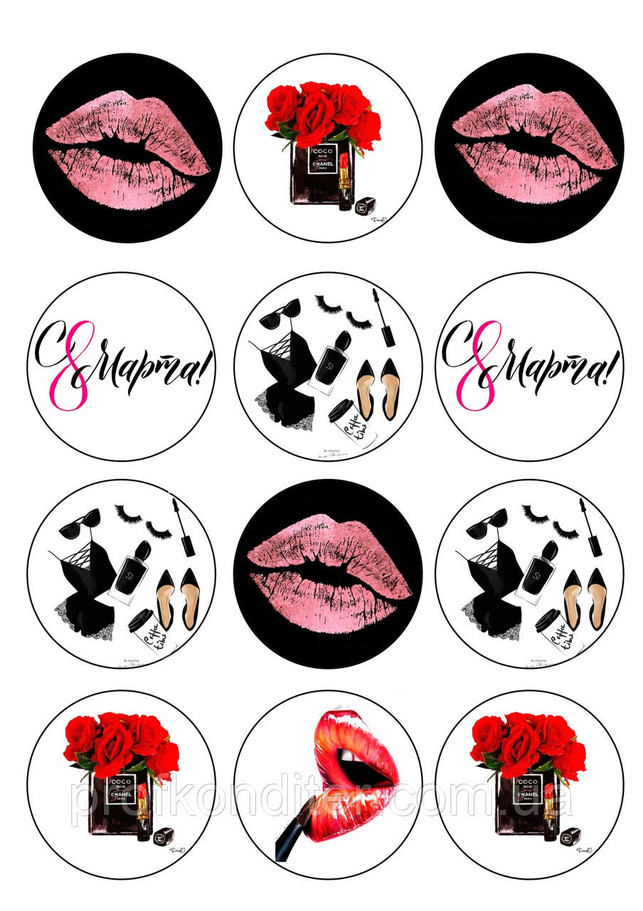 Вафельна картинка 8 БЕРЕЗНЯ - 118, фото 1