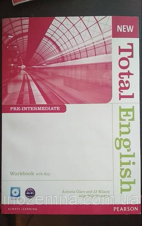 New Total English Pre-Intermediate Workbook with Key and CD Pack
