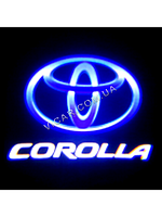 3D Логотип led в карту дверей Toyota Corolla