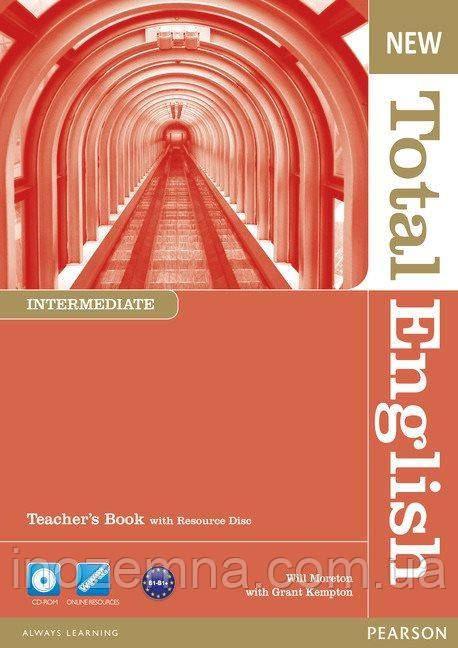 New Total English Intermediate Teacher's Book with CD-ROM