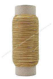 Нитка взуттєва вощена 375т, колір бежевий