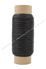 Нитка взуттєва вощена 375т, колір чорний