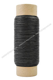 Нитка взуттєва вощена 280т, колір чорний