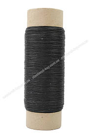 Нитка взуттєва вощена 187т, колір чорний