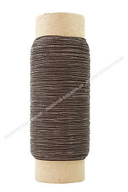 Нитка взуттєва вощена 280т, колір коричневий